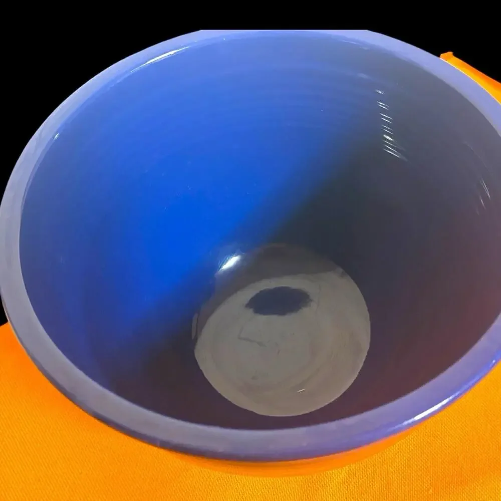 Vintage Fiesta Cobalt Blue No 5 Nesting Mixing Bowl 1930s Homer Laughlin
